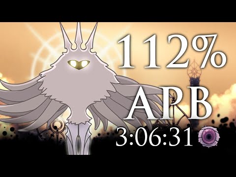 Hollow Knight: 112% APB Speedrun in 3:06:31 (TOP 3)