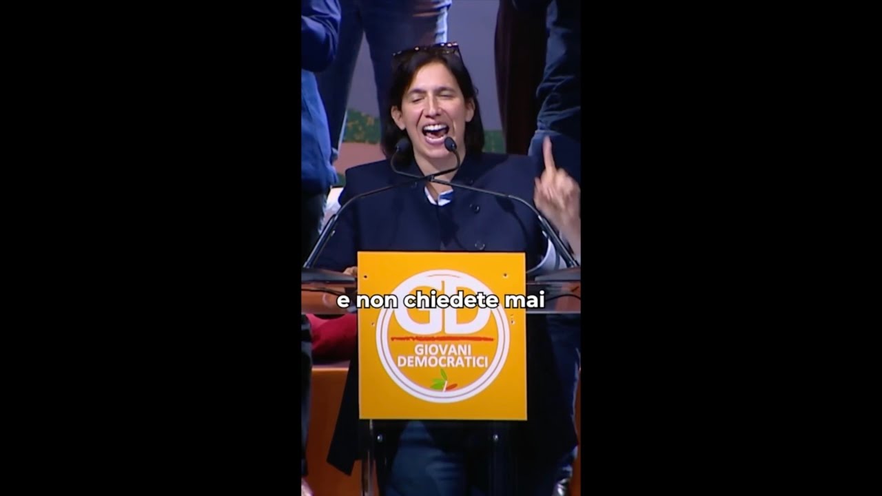 ELLY SCHLEIN AL CONGRESSO DEI GIOVANI DEMOCRATICI