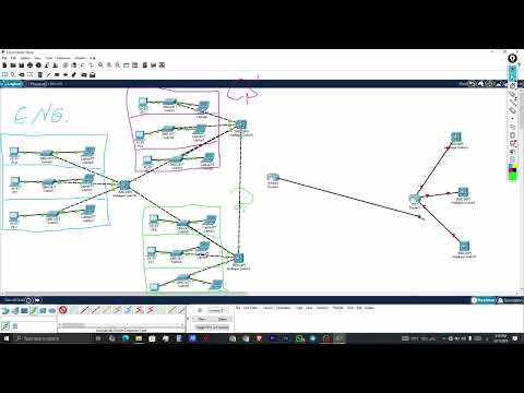 Lab 1 |  Building a Small University Network on packet tracer شرح بالعربي