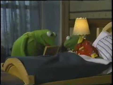 Muppet Babies Storybook - Kermit and Robin live-action cuts