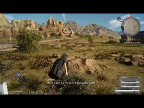 Final Fantasy XV playthrough pt3 - 1st Combat! And a Boss Fight