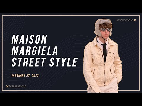 MM6 MAISON MARGIELA STREET STYLE | Milan Fashion Week FW 2023-2024 #streetstyle #mfw