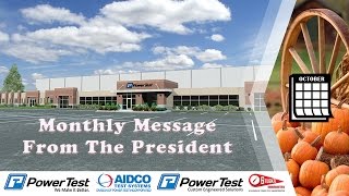 Monthly Message - October 2016