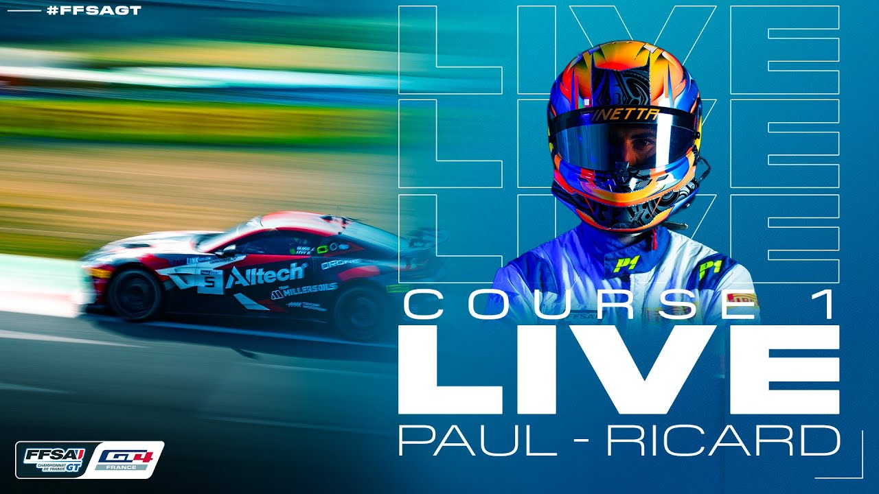  LIVE &ndash; Course 1 &ndash; Championnat de France FFSA GT &ndash; Paul Ricard 2025