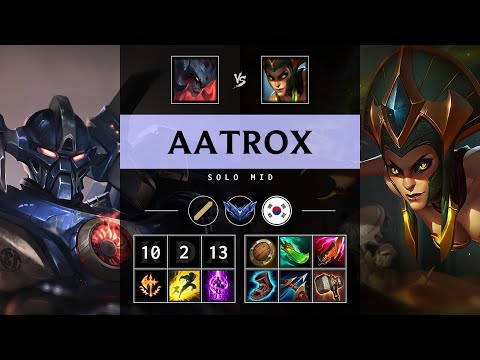Aatrox Mid vs Cassiopeia: Triple Kill, Unstoppable - KR Diamond Patch 25.S1.1