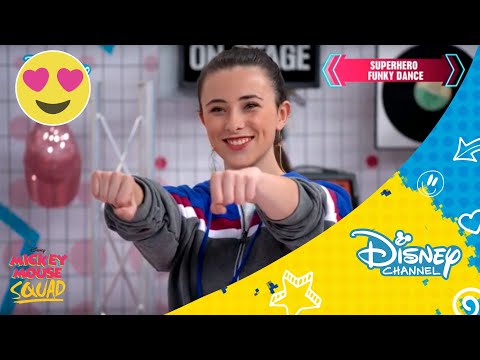 Mickey Mouse Squad: Reto Bailongo con Ane - Superhero Funky Dance | Disney Channel Oficial