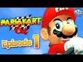 Mario Kart 64 Gameplay Walkthrough Part 1 Mario 50cc Mushroom Cup