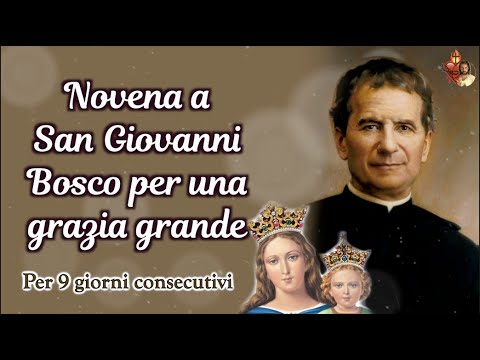 Novena to St. John Bosco for a great grace