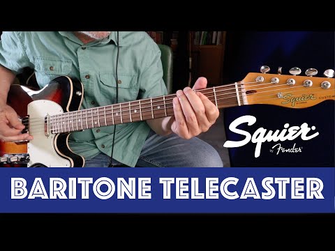 Squier Classic Vibe Baritone Custom Telecaster - Purple Sparkle, Sweetwater Exclusive image 25
