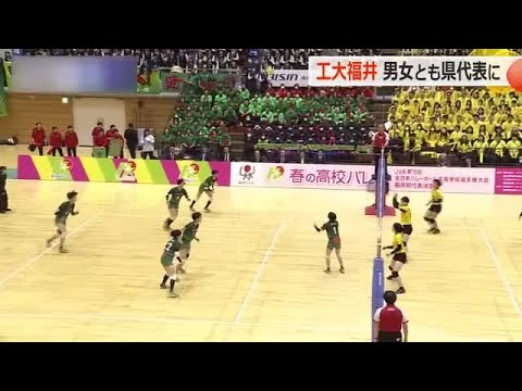 【春高バレー】福井県代表決定戦　男女とも工大福井が優勝　来年1月の全国舞台へ｜FNNプライムオンライン