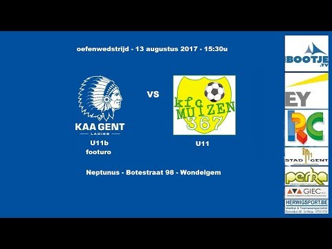 KAA Gent Ladies U11b footuro - KFC Muizen U11 -13 augustus 2017