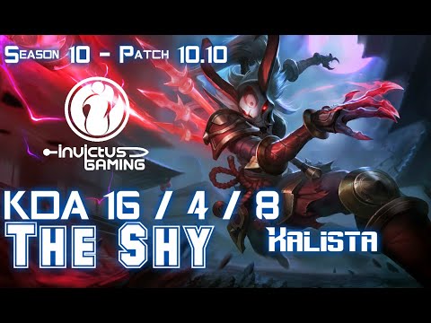 IG The Shy KALISTA vs EZREAL ADC - Patch 10.10 KR Ranked