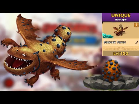 Bedrock Terror Max Level 150 Titan Mode - New Unique Hotburple - Dragons:Rise of Berk