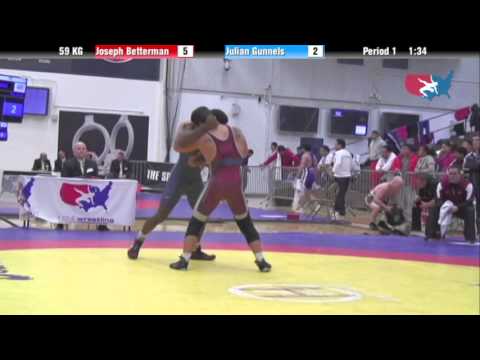 GR 59 KG - QF - Joseph Betterman (Army) vs. Julian Gunnels (MN Storm)