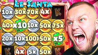 INCREDIBLE LE SANTA COMEBACK SAVED THE VIDEO! (Big Slot Win!?)