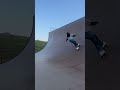 Roller Skating Halfpipe With A 360 To Toe Stops