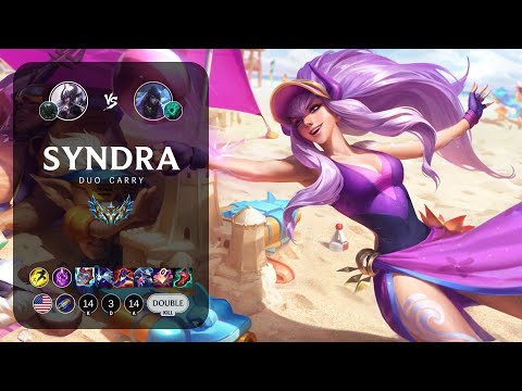 Syndra Carry vs Aphelios - NA Challenger Patch 13.19