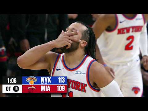 Final 1:06 CRAZY ENDING! 🤯 Heat vs Knicks | March 2, 2025