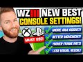 Must Use *UPDATED* Console Settings For Warzone & MW3! [Best PS5/XBOX Controller, Graphics, & More]