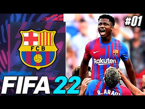FIFA 22 Barcelona Career Mode EP1 - SAVING THIS CLUB!!!😤