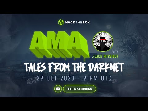 HTB Stories - Tales from the Darknet w/Jack Rhysider
