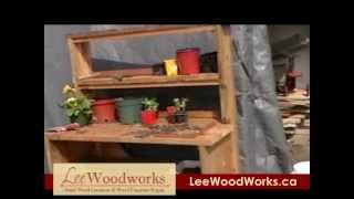 preview picture of video 'Practical Potting Bench from Lee Woodworks, Lakefield Ontairo'