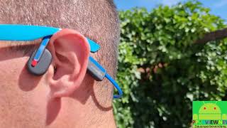 AfterShokz Openmove Knochenschall Bluetooth Kopfhörer stets offene Ohren um alles mitzubekommen
