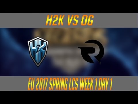 H2K VS Origen EU LCS SPRING 2017 WEEK 1 DAY 1 HIGHLIGHTS