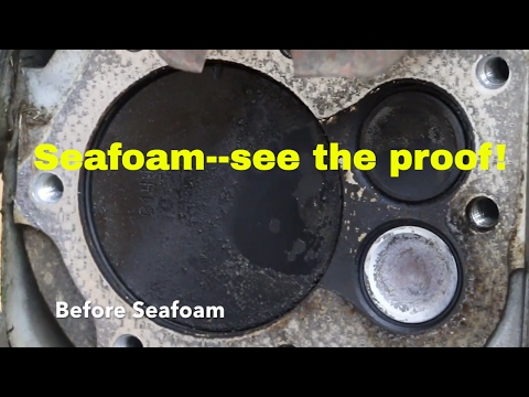 Seafoam--can't believe what it did to my engine part 3--cylinder cleaning test!!