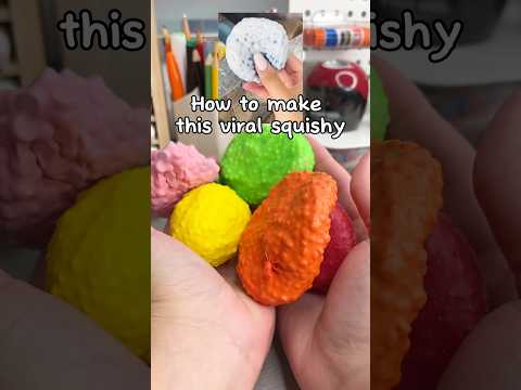 🫧Making this viral squishy?!? #squishy #diysquishy #diy #crafts #craft #cutecrafts #fidgettoys ￼￼