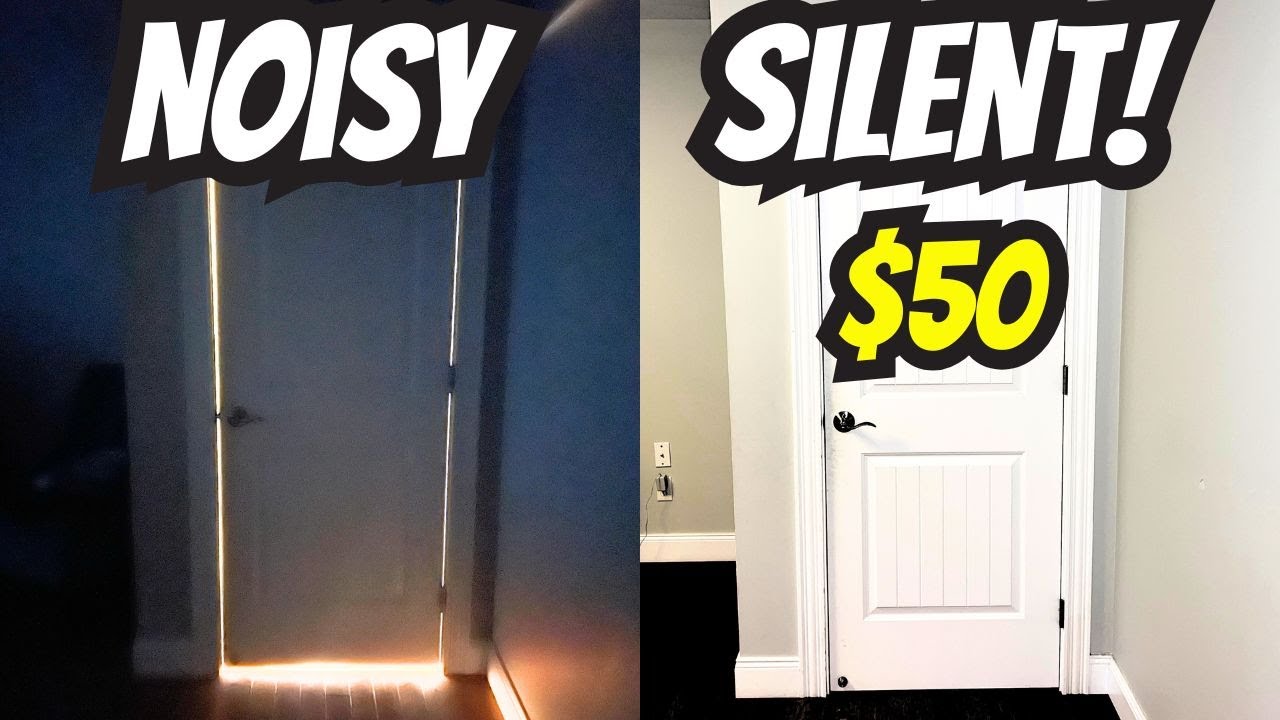 Soundproof ANY door for $50 OR LESS!