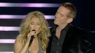 Céline Dion - Sous le vent (Live 2008 Sur les plaines d&#39;Abraham, Québec) With Garou