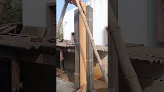 Pro Tip for Fixing Door Frames in Concrete Columns #shorts