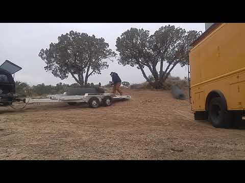 Heavy unwieldy 7 foot chain link fence Vs Big Bird and a pulley