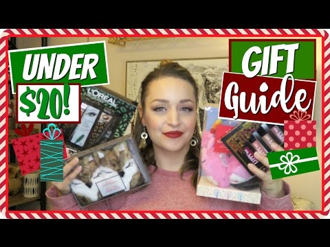 Holiday Gift Guide! Affordable Ideas for Her Under $20! Christmas 2016 |  DreaCN Video
