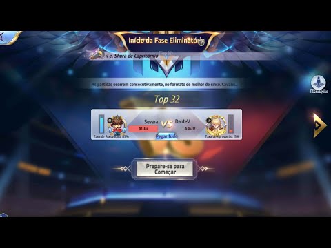 CAMPEONATO DO JAMIEL SEVERA VS DANTEV  - SAINT SEIYA AWAKENING