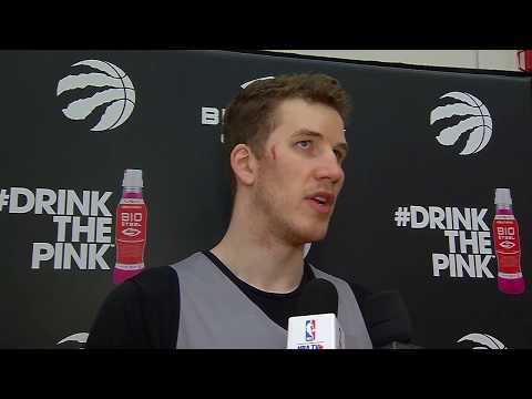 Raptors Practice: Jakob Poeltl - March 30, 2018