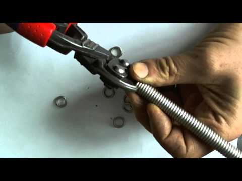 Using Knipex Cobolt cutting to cut rings for Chainmail
