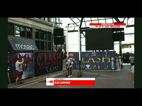 Olga Liashchuk - Bag toss - New world  record at Clash 91's