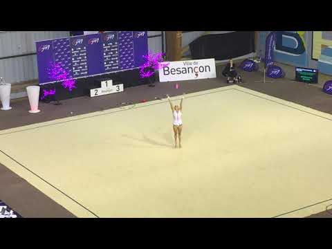 Bertille Morillon ballon - Nat B 18 ans et + - France Besançon 2018