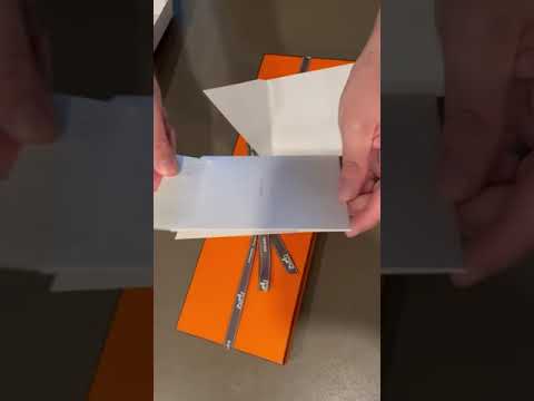 Hermes Mens Tie open box