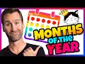 🗓️ Months of the Year Song! | Mooseclumps | Kids Learning Songs and Brain Breaks