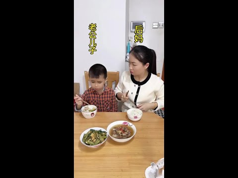 果然是后妈#搞笑#搞笑家庭#姐弟日常