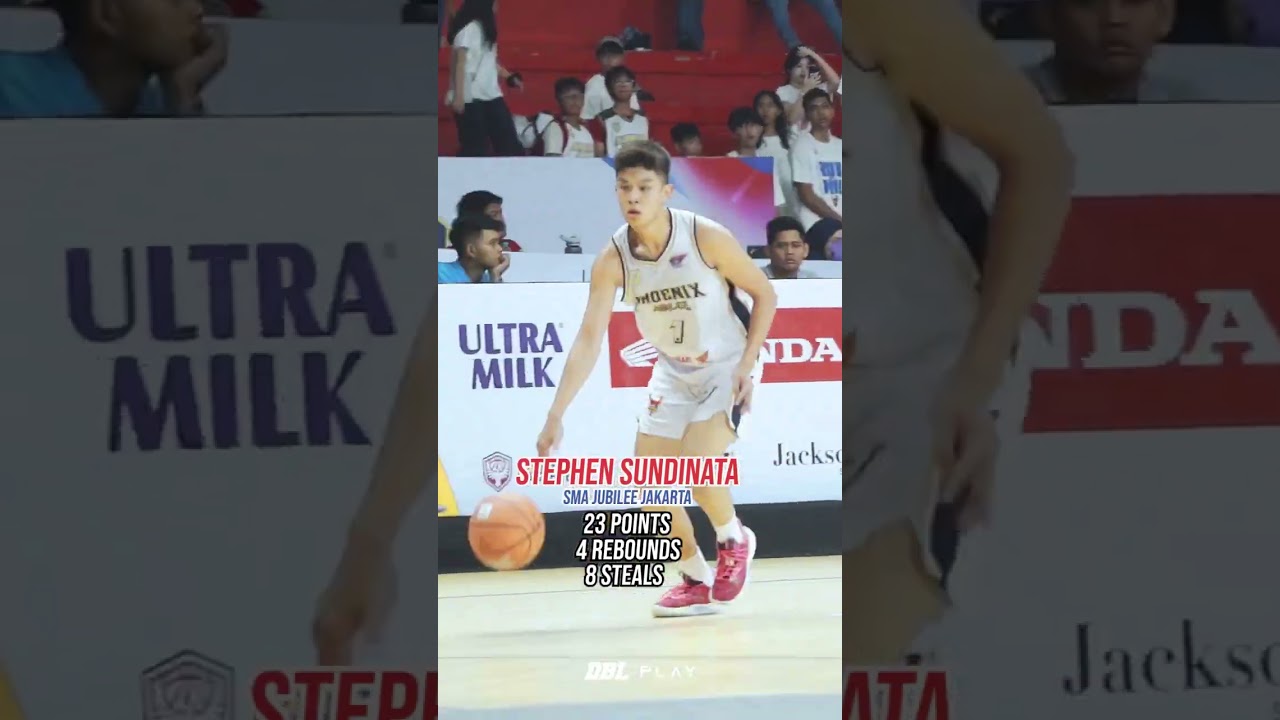 Player of the Game terakhir berhasil diraih oleh Stephen Sundinata dari SMA Jubilee Jakarta ✨💪🏼