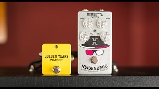 Video thumbnail for Henretta Engineering Golden Years Phaser + Heisenberg Boost/Distortion - DEMO by Victor Hugo Targino