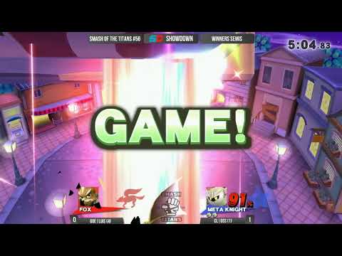 Smash of the Titans #56 - Winner Semis: GoE|Lui$ (Mario/Fox) vs CL|DSS (Meta Knight)