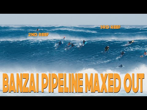 MASSIVE SPRING SWELL SENDS BANZAI PIPELINE SPIRALING INTO HYPERDRIVE 3/25/2024