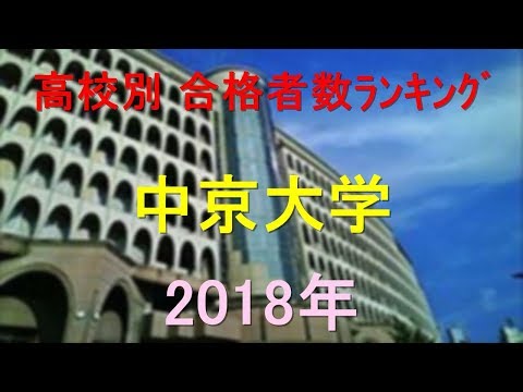 臨床検査学科 中京大学 高校別合格者数ランキング 2018年【グラフでわかる】