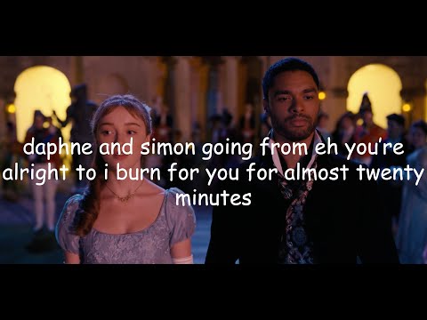 daphne and simon going from eh you’re alright to i burn for you for almost twenty minutes