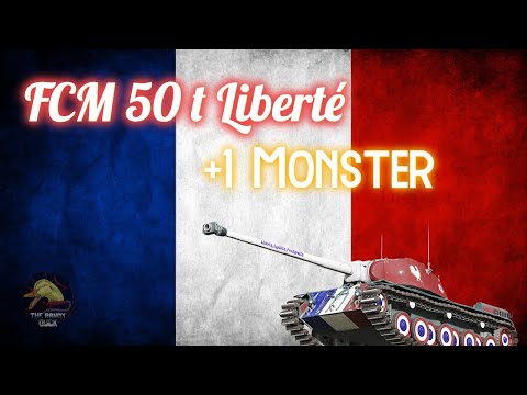 FCM 50 t Liberté: +1 Monster II Wot Console - World of Tanks Console Modern Armour